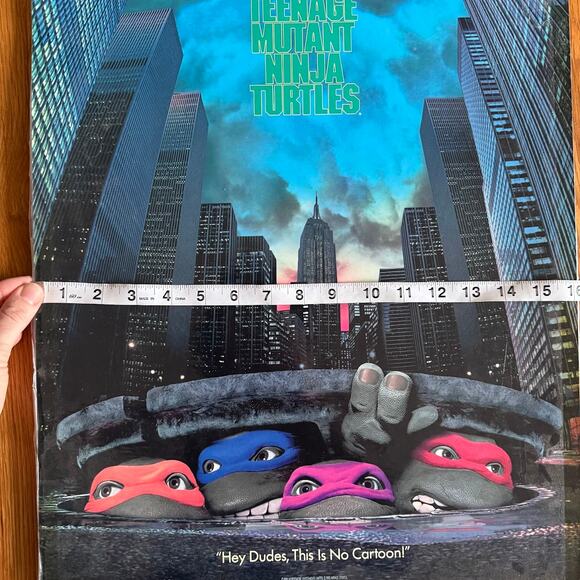 Teenage Mutant Ninja Turtle TMNT 1990 Vintage Movie Poster #2714 16x20 New Line - Picture 3 of 9